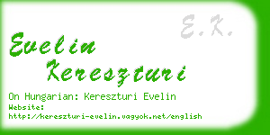 evelin kereszturi business card